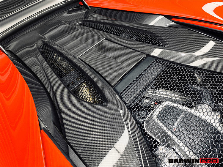 2015-2020 McLaren 540c 570s Coupe Autoclave Carbon Fiber Rear Engine Trunk Replacement - DarwinPRO Aerodynamics
