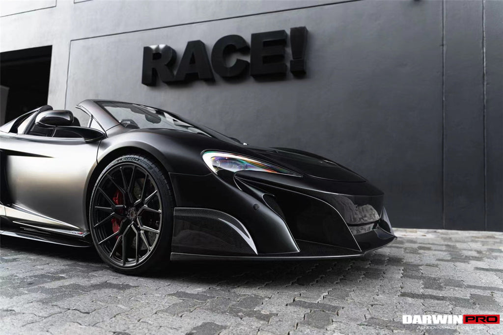 DarwinPRO 2014-2017 McLaren 650S Convert 675LT Style Front Bumper - DarwinPRO Aerodynamics