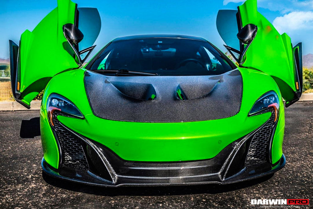 DarwinPRO 2014-2017 McLaren 650S Convert 675LT Style Front Bumper - DarwinPRO Aerodynamics