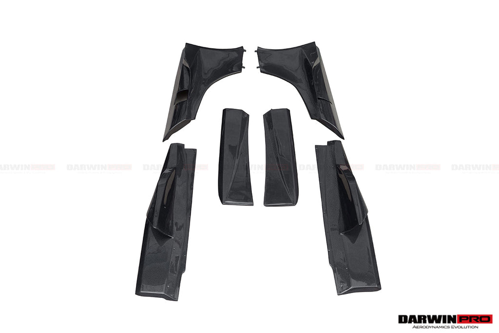 DarwinPRO 2011-2017 McLaren 650S & 12C BKSS Style Side Skirts - DarwinPRO Aerodynamics