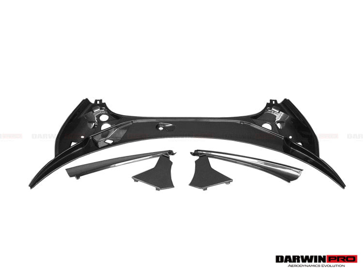 2015-2020 McLaren 540c 570s 570gt Autoclave Carbon Fiber Front Hood Opening Inner Trim - DarwinPRO Aerodynamics