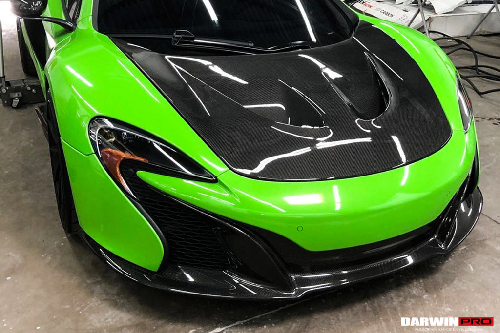 2014-2017 McLaren 650s Front Bumper Top Cover Repalcement - DarwinPRO Aerodynamics