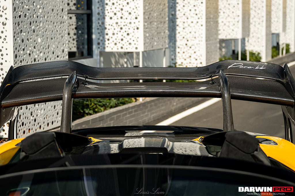 2017-2022 McLaren 720s Se²GTR Style Trunk Wing with Side Winglets