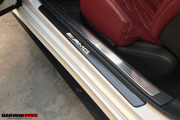 2014-2021 Mercedes Benz C217 S63 S65 AMG Coupe Autoclave Carbon Fiber Door Sills Steps Cover - DarwinPRO Aerodynamics