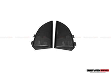 Load image into Gallery viewer, 2014-2021 Mercedes Benz C217 S63 S65 AMG Coupe Carbon Fiber Rear Bumper Caps