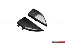 Load image into Gallery viewer, 2014-2021 Mercedes Benz C217 S63 S65 AMG Coupe Carbon Fiber Rear Bumper Caps