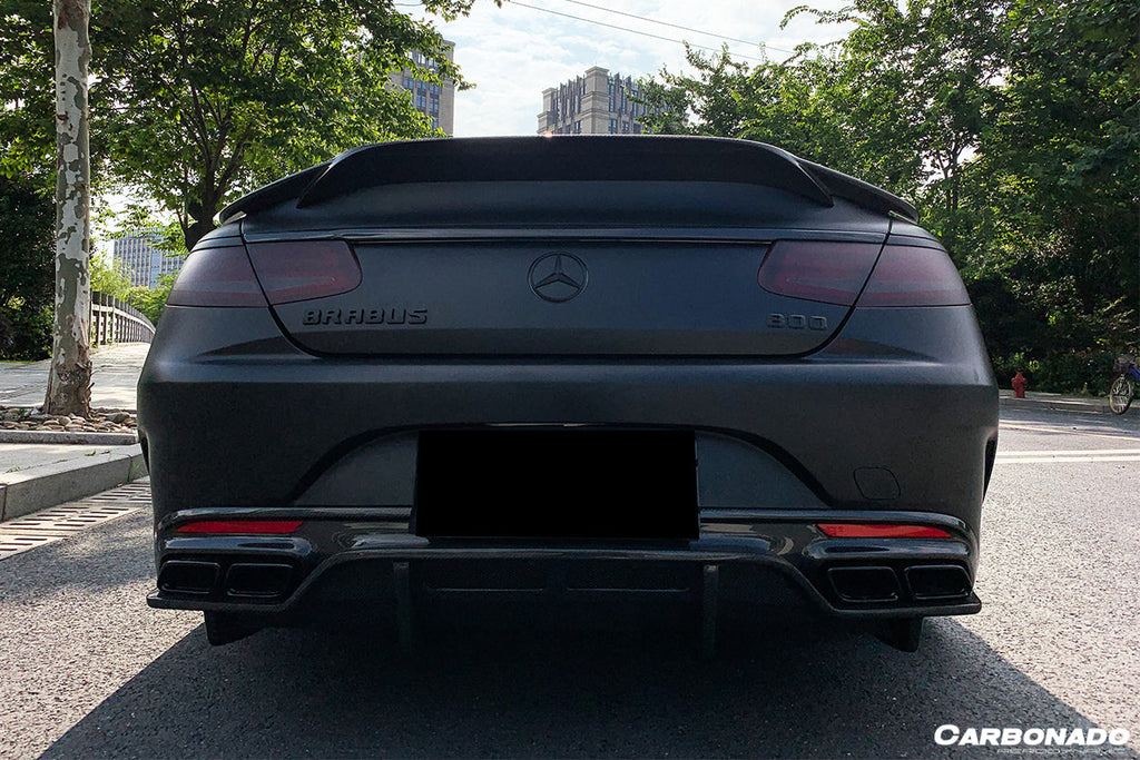 2014-2021 Mercedes Benz C217 S63 S65 AMG Coupe  Carbon Fiber Trunk Trim