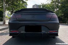 Load image into Gallery viewer, 2014-2021 Mercedes Benz C217 S63 S65 AMG Coupe  Carbon Fiber Trunk Trim