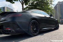 Load image into Gallery viewer, 2014-2021 Mercedes Benz C217 S63 S65 AMG Coupe  Carbon Fiber Trunk Trim