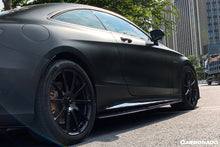 Load image into Gallery viewer, 2014-2021 Mercedes Benz C217 S63 S65 AMG Coupe Carbon Fiber Side Skirts Extension