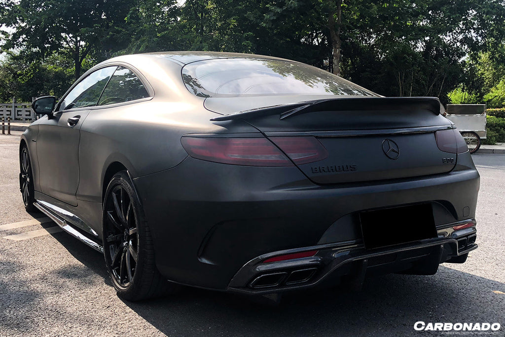 2014-2021 Mercedes Benz C217 S63 S65 AMG Coupe  Carbon Fiber Trunk Trim