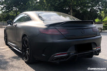 Load image into Gallery viewer, 2014-2021 Mercedes Benz C217 S63 S65 AMG Coupe  Carbon Fiber Trunk Trim