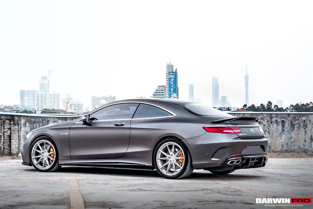2014-2021 Mercedes Benz C217 S63 S65 AMG Coupe BKSS Style Carbon Fiber Side Skirts
