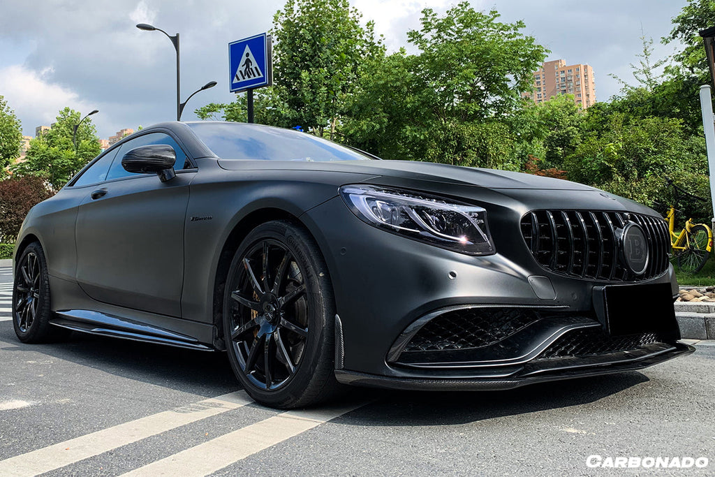2014-2017 Mercedes Benz C217 S63 S65 AMG Coupe Carbon Fiber Front Canards