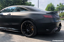 Load image into Gallery viewer, 2014-2021 Mercedes Benz C217 S63 S65 AMG Coupe  Carbon Fiber Trunk Trim