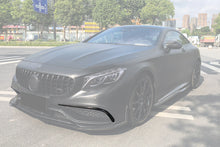 Load image into Gallery viewer, 2014-2017 Mercedes Benz C217 S63 S65 AMG Coupe Carbon Fiber Front Canards