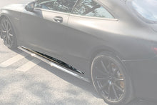 Load image into Gallery viewer, 2014-2021 Mercedes Benz C217 S63 S65 AMG Coupe Carbon Fiber Side Skirts Extension