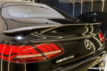 Load image into Gallery viewer, 2014-2021 Mercedes Benz C217 S63 S65 AMG Coupe  Carbon Fiber Trunk Trim