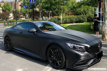 Load image into Gallery viewer, 2014-2021 Mercedes Benz C217 S63 S65 AMG Coupe Carbon Fiber Side Skirts Extension