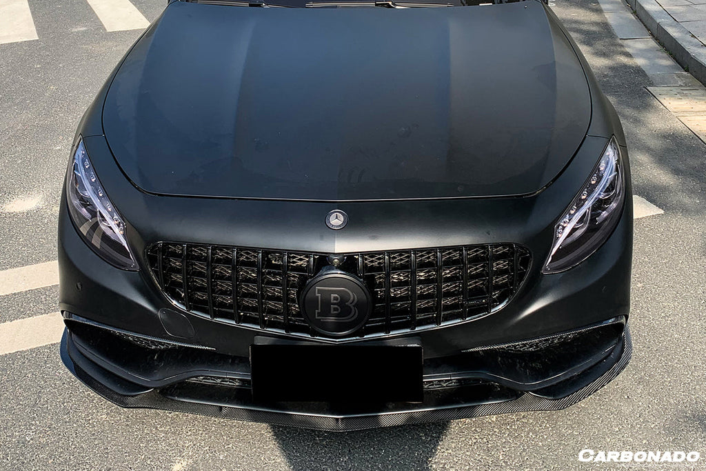 2014-2017 Mercedes Benz C217 S63 S65 AMG Coupe BKSS Style Carbon Fiber Front Lip