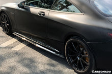 Load image into Gallery viewer, 2014-2021 Mercedes Benz C217 S63 S65 AMG Coupe Carbon Fiber Side Skirts Extension