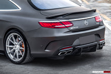 Load image into Gallery viewer, 2014-2021 Mercedes Benz C217 S63 &amp; S65 AMG Coupe BKSS Style Carbon Fiber Rear Diffuser