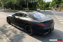 Load image into Gallery viewer, 2014-2021 Mercedes Benz C217 S63 S65 AMG Coupe Carbon Fiber Rear Lip