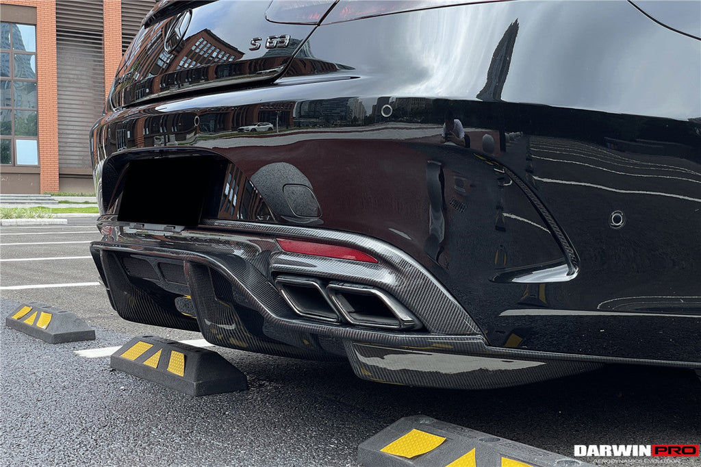 2014-2021 Mercedes Benz C217 S63 & S65 AMG Coupe BKSS Style Carbon Fiber Rear Diffuser