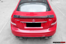Load image into Gallery viewer, 2012-2014 Mercedes Benz W204 C Class &amp; C63 AMG Carbon Fiber Rear Lip Diffuser