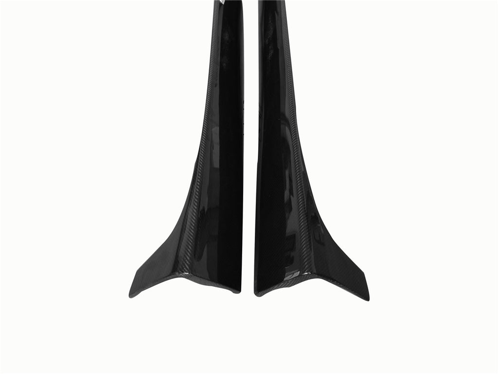 2012-2014 Mercedes Benz W204 C Class Coupe DP Style Carbon Fiber Side Skirts Under Board