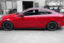 Load image into Gallery viewer, 2012-2014 Mercedes Benz W204 C Class Coupe DP Style Carbon Fiber Side Skirts Under Board