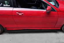 Load image into Gallery viewer, 2012-2014 Mercedes Benz W204 C Class Coupe DP Style Carbon Fiber Side Skirts Under Board