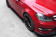 Load image into Gallery viewer, 2012-2014 Mercedes Benz W204 C Class Coupe DP Style Carbon Fiber Side Skirts Under Board