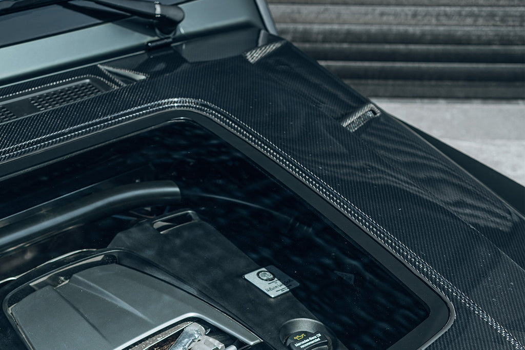 2019-2025 Mercedes Benz W464 W465 G-Class G Wagon G500 & G550 & G63AMG IMP Performance Partial Carbon Fiber Hood