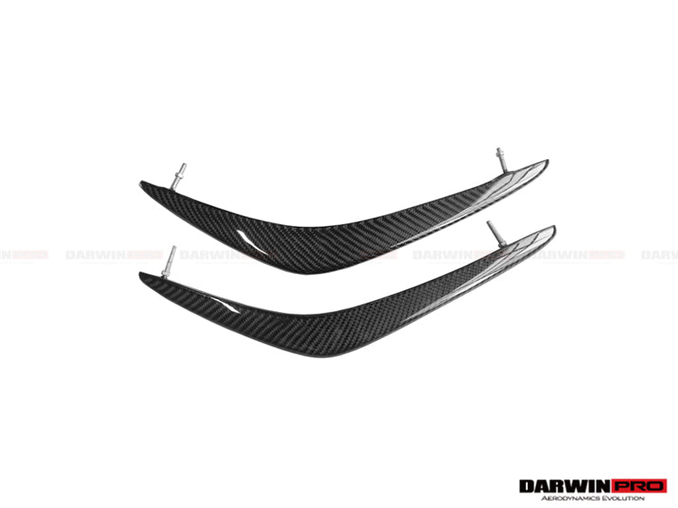 2008-2011 Nissan GTR R35 CBA  Carbon Fiber Front Canards