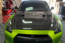 Load image into Gallery viewer, 2008-2016 Nissan GTR R35 CBA DBA BSE Style Carbon Fiber Hood