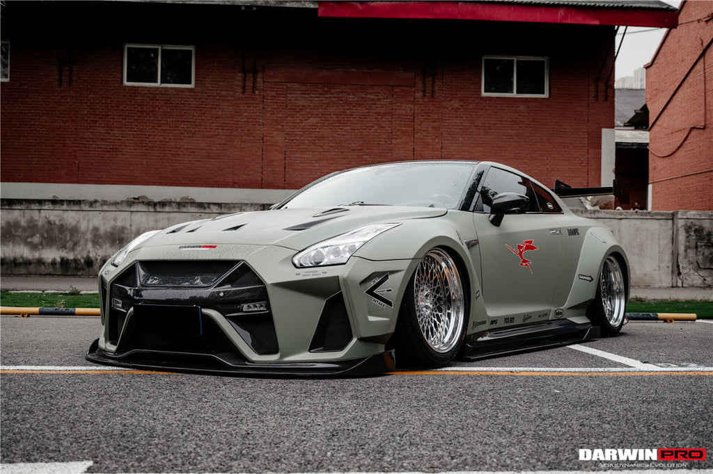 DarwinPRO 2008-2022 Nissan GTR R35 CBA & DBA & EBA BKSSII Style Front Bumper