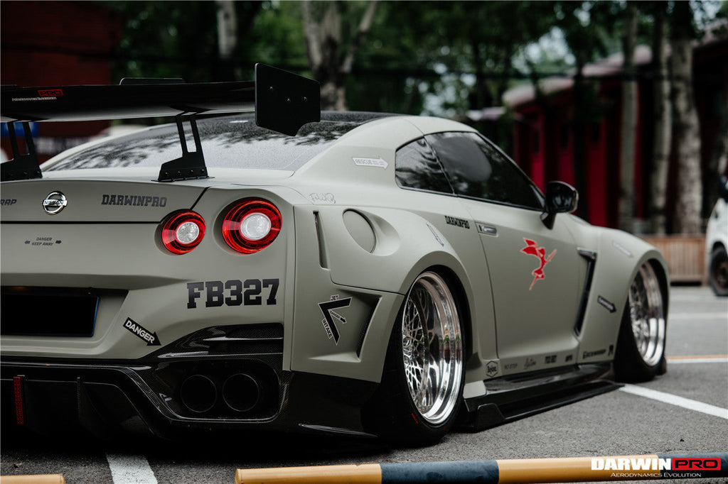 DarwinPRO 2008-2022 Nissan GTR R35 CBA & DBA & EBA BKSSII Style Partial Carbon Fiber Full Wide Body Kit