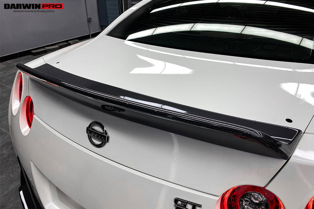 2008-2022 Nissan GTR R35 CBA DBA EBA BKSS Style Carbon Fiber Trunk Spoiler