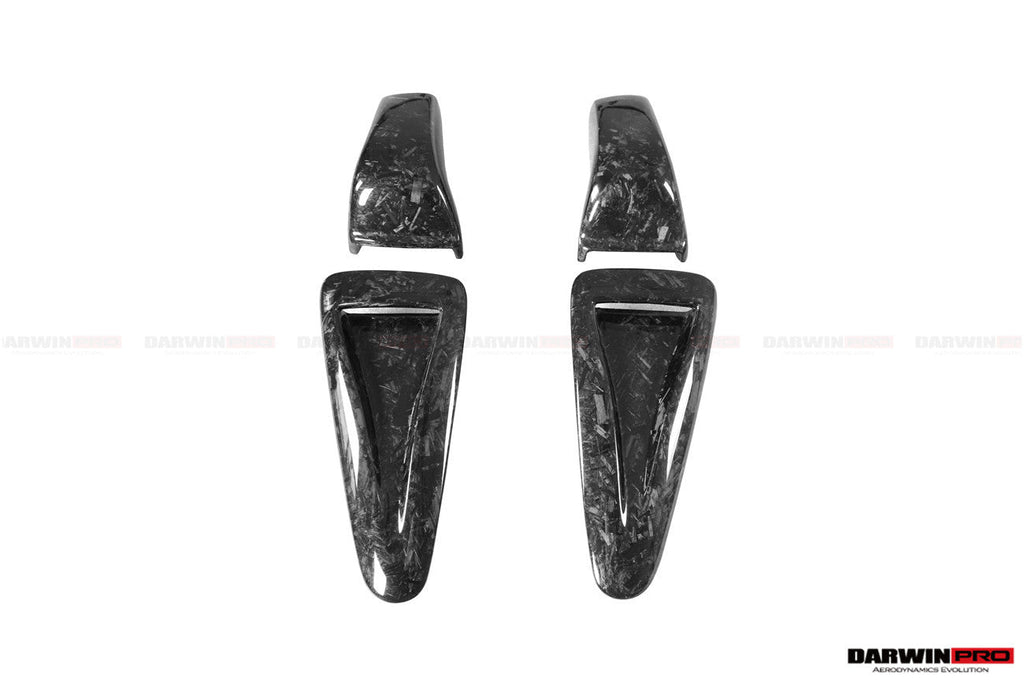 2008-2022 Nissan GTR R35 CBA & DBA & EBA Carbon Fiber Hood Scoop (4 PCS)