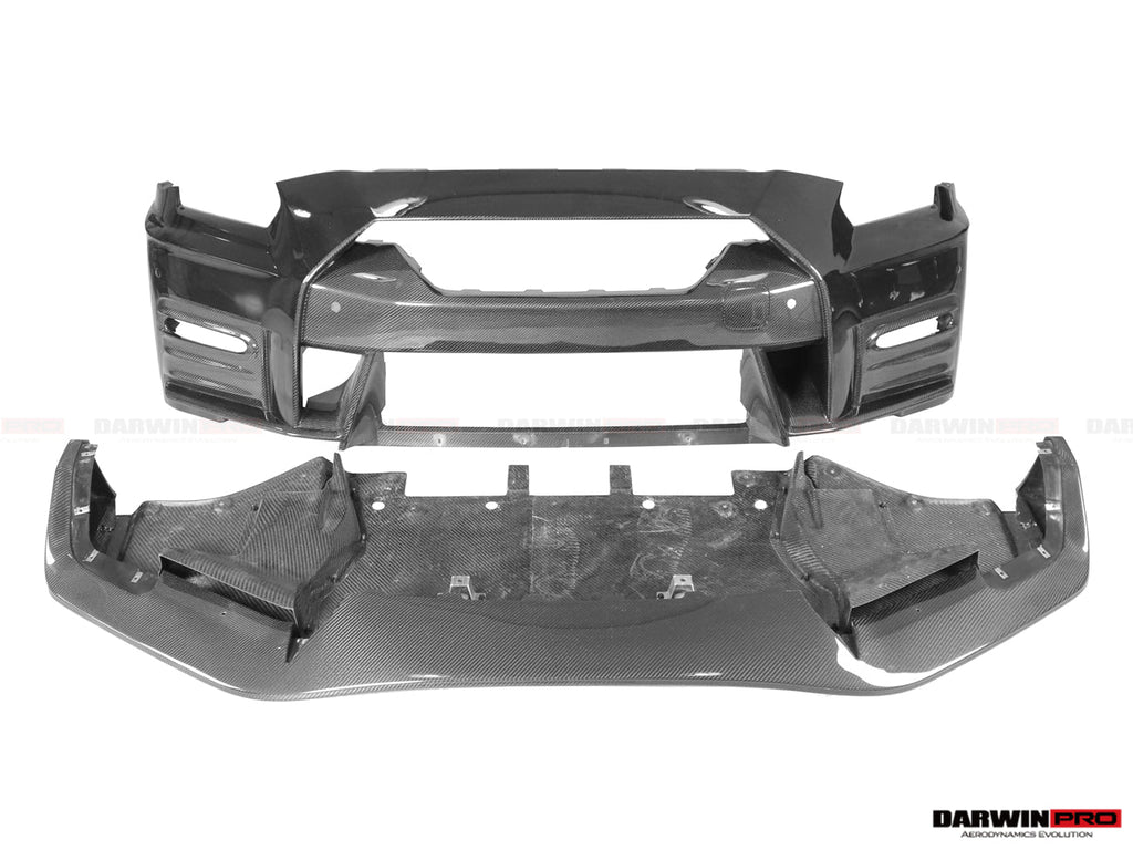 2008-2022 Nissan GTR R35 CBA & DBA & EBA Original 1:1 NISMO Carbon Fiber Front Bumper