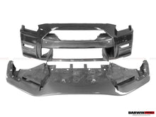 Load image into Gallery viewer, 2008-2022 Nissan GTR R35 CBA &amp; DBA &amp; EBA Original 1:1 NISMO Carbon Fiber Front Bumper