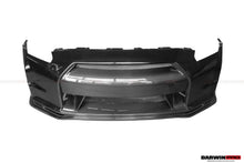 Load image into Gallery viewer, 2008-2016 Nissan GTR R35 CBA DBA Ver15 NSM Style Partial Carbon Fiber Front Bumper