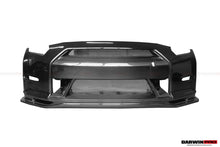 Load image into Gallery viewer, 2008-2016 Nissan GTR R35 CBA DBA Ver15 NSM Style Partial Carbon Fiber Front Bumper