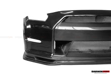 Load image into Gallery viewer, 2008-2016 Nissan GTR R35 CBA DBA Ver15 NSM Style Partial Carbon Fiber Front Bumper