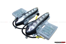 Load image into Gallery viewer, 2012-2016 Nissan GTR R35 DBA Front Bumper LED Day Running Lights