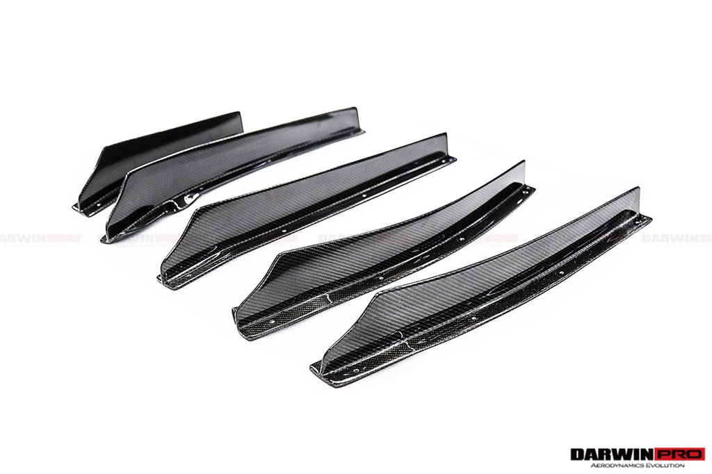 2012-2022 Nissan GTR R35 DBA & EBA BKSS Style Carbon Fiber Rear Diffuser Canards