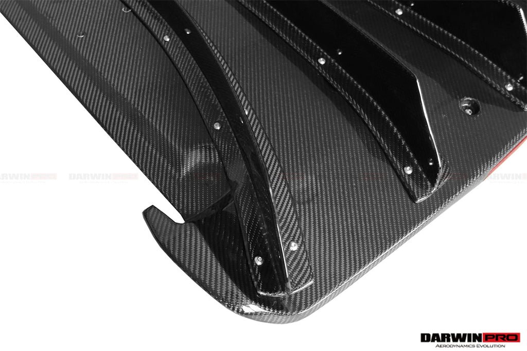 2012-2022 Nissan GTR R35 DBA & EBA NSM Style Carbon Fiber Rear Diffuser Undertary With canards & break light