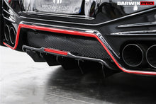 Load image into Gallery viewer, 2012-2022 Nissan GTR R35 DBA &amp; EBA NSM Style Carbon Fiber Rear Diffuser Undertary With canards &amp; break light
