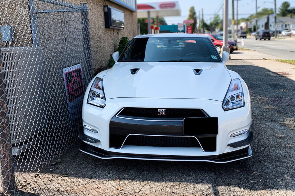 2012-2016 Nissan GTR R35 DBA NSM Style Partial Carbon Fiber Front Lip